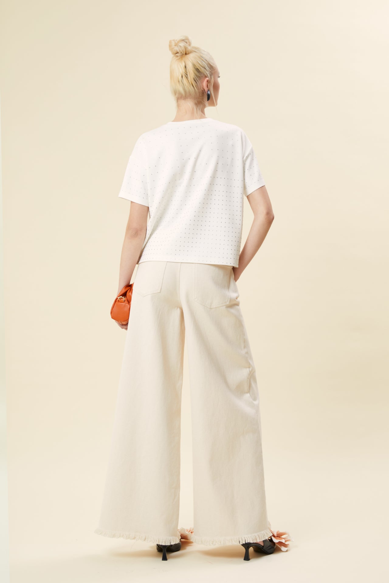 Stone Embellished T-shirt