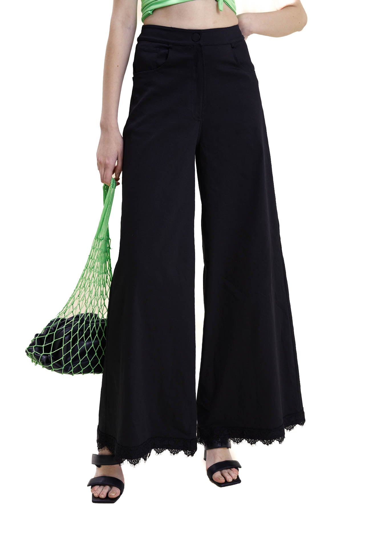 Lace Detailed Trousers