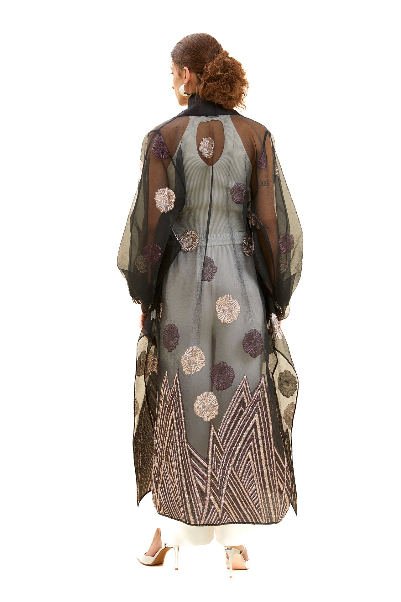 Organza Jacquard Kaftan