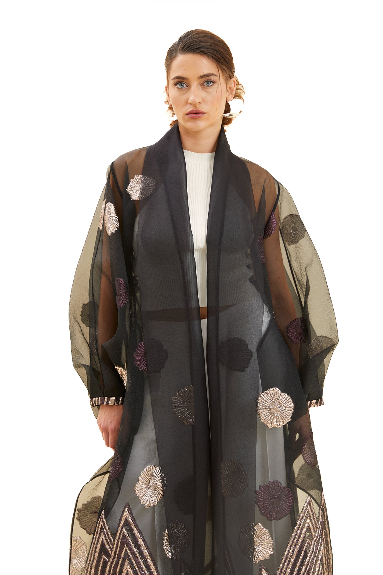 Organza Jacquard Kaftan