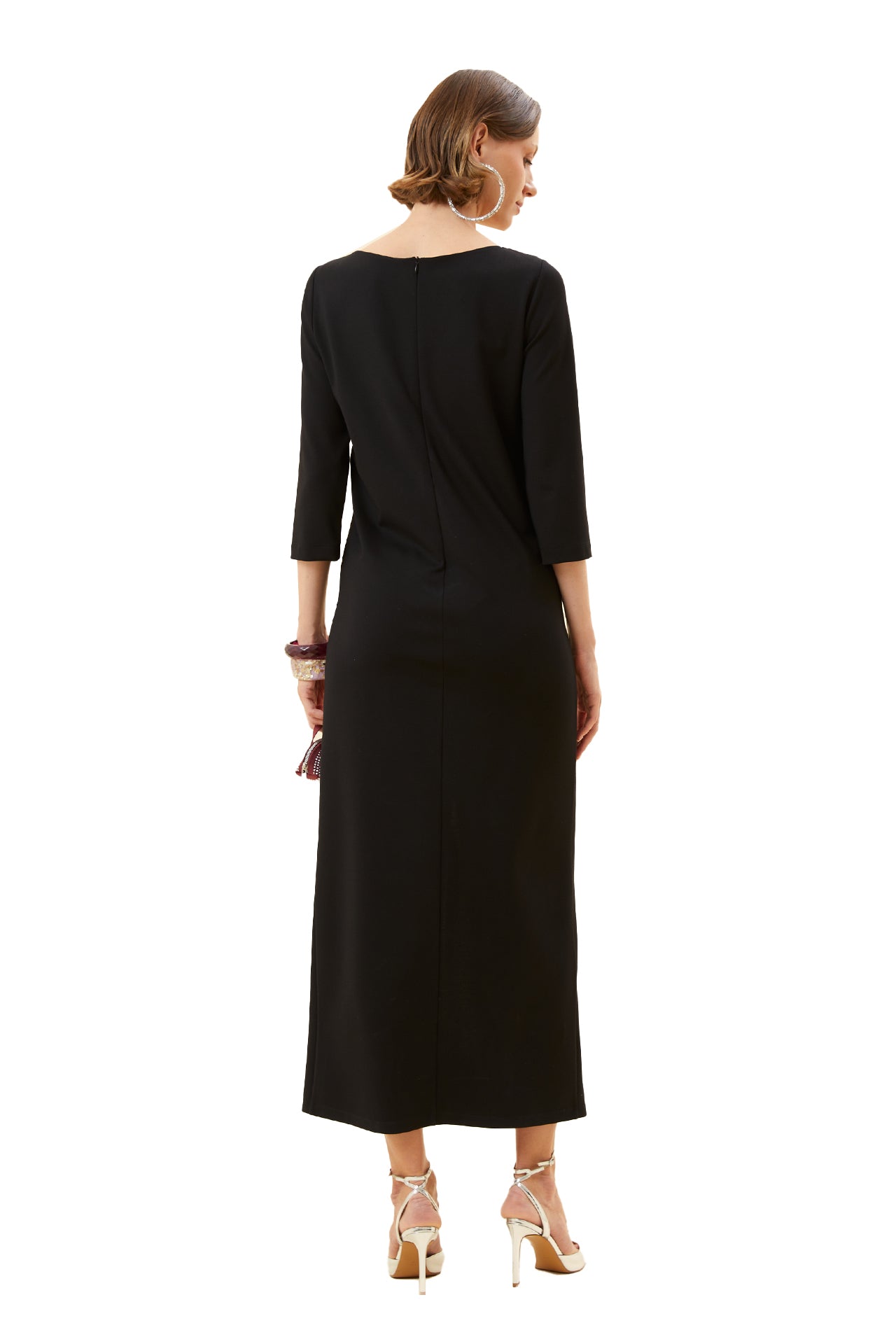 Brooch Knitted Dress