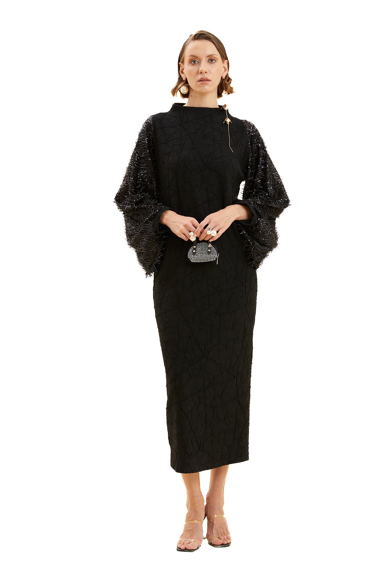 Stone Embroidered Dress