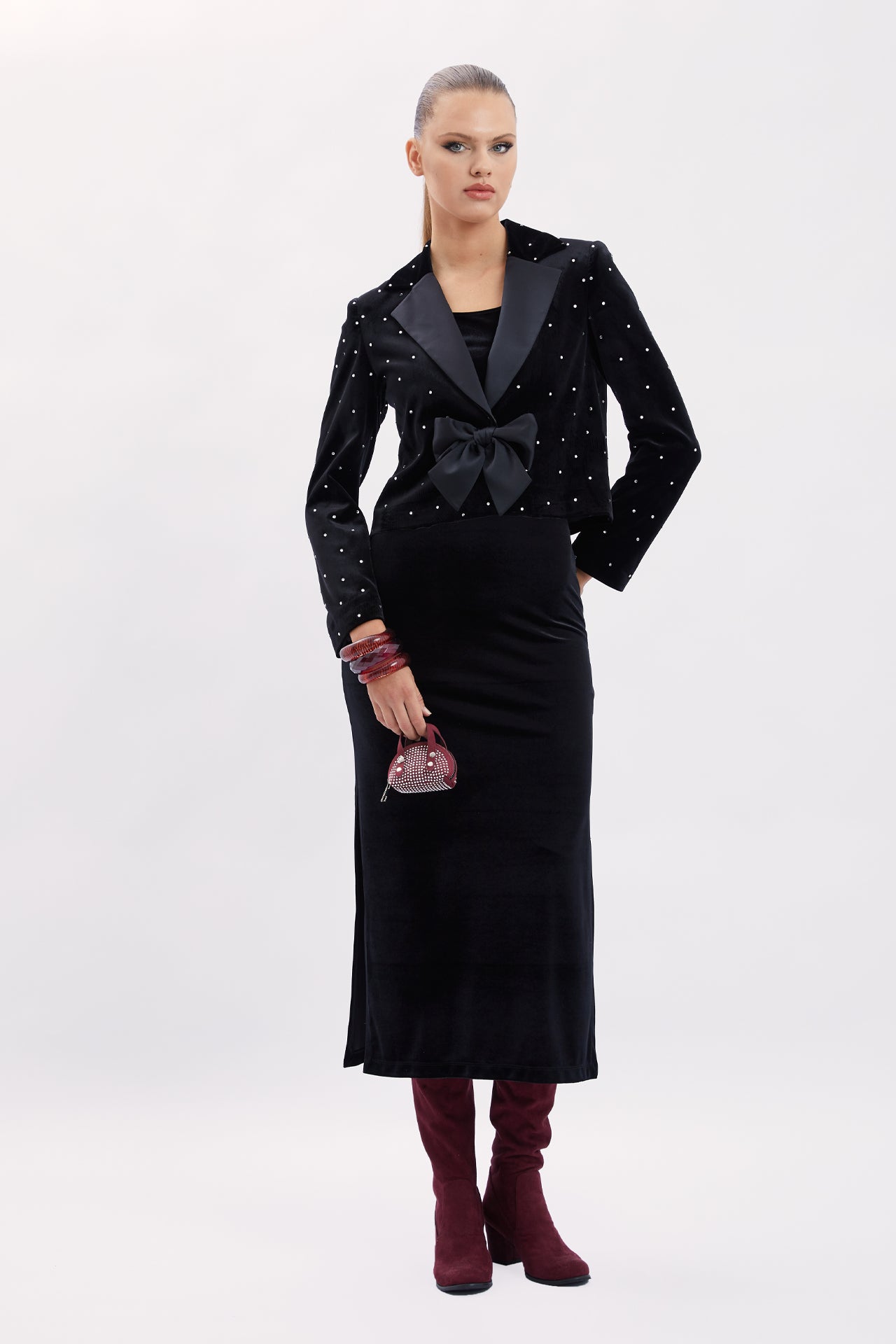 Stone Embellished Jacket