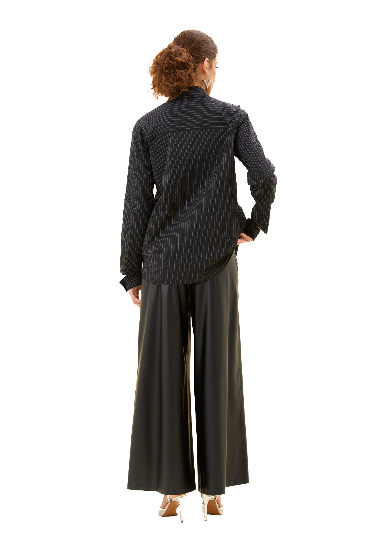 Striped Taffeta Shirt