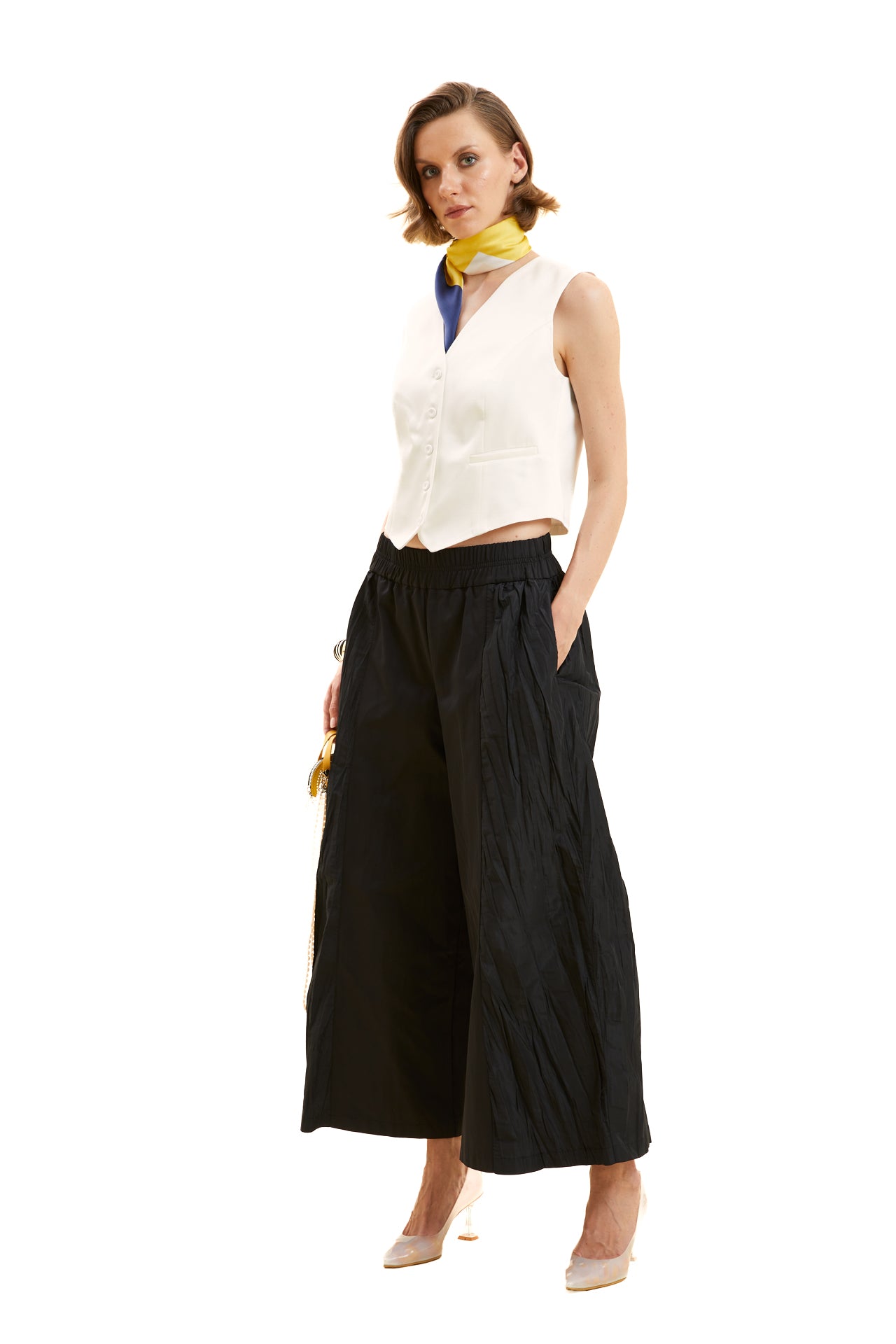 Beli Lastikli Kapri Pantolon