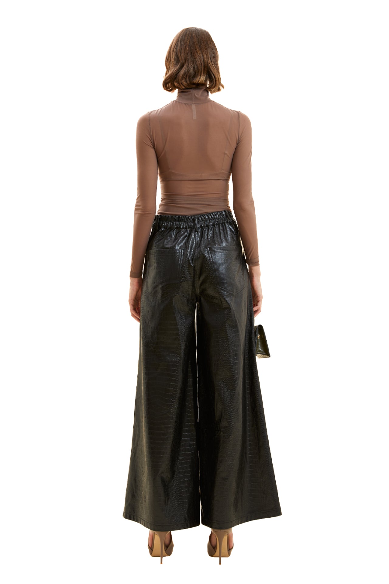 Python Print Leather Pants