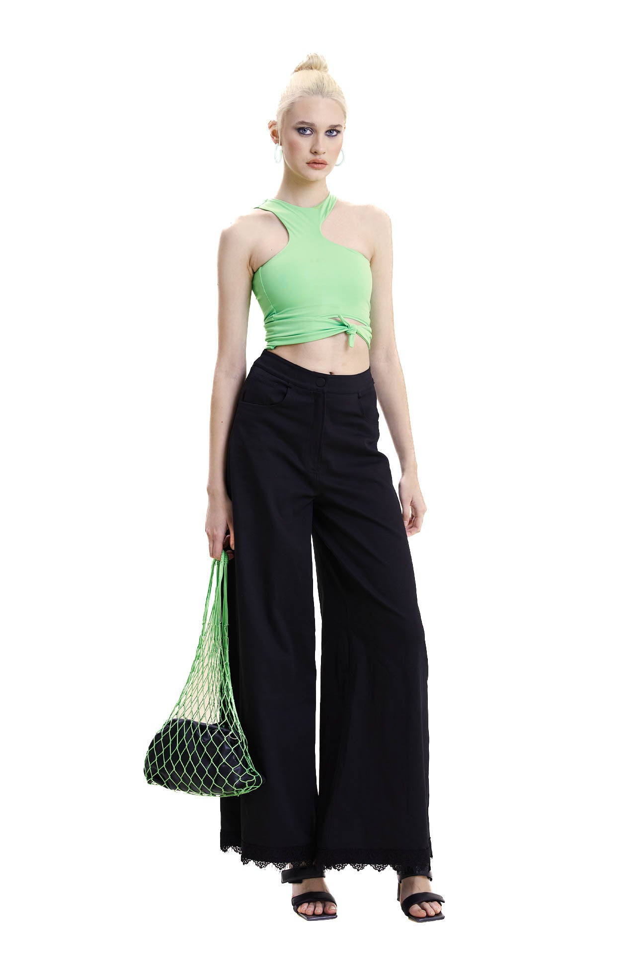 Lace Detailed Trousers