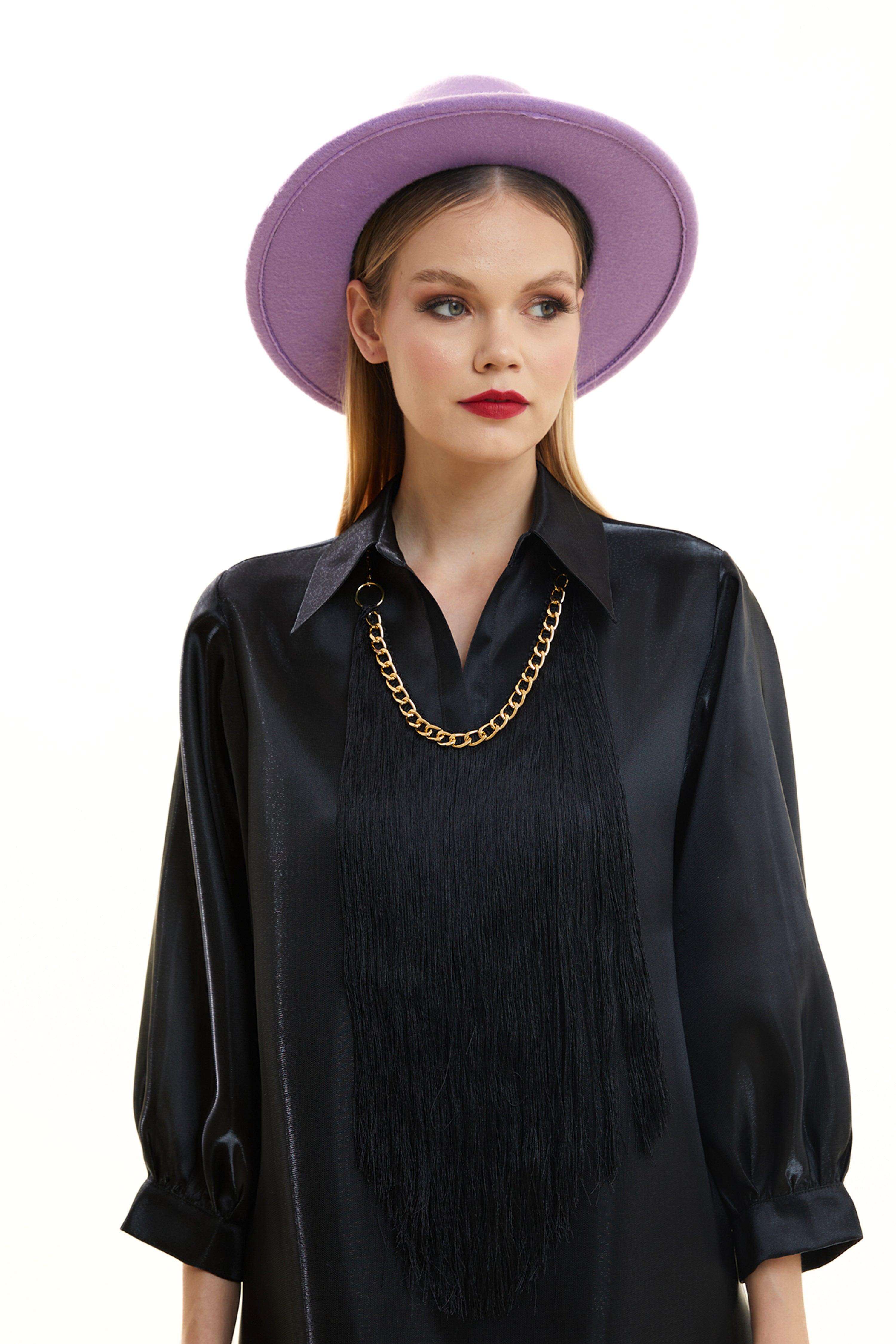 Organza Dress with Necklace