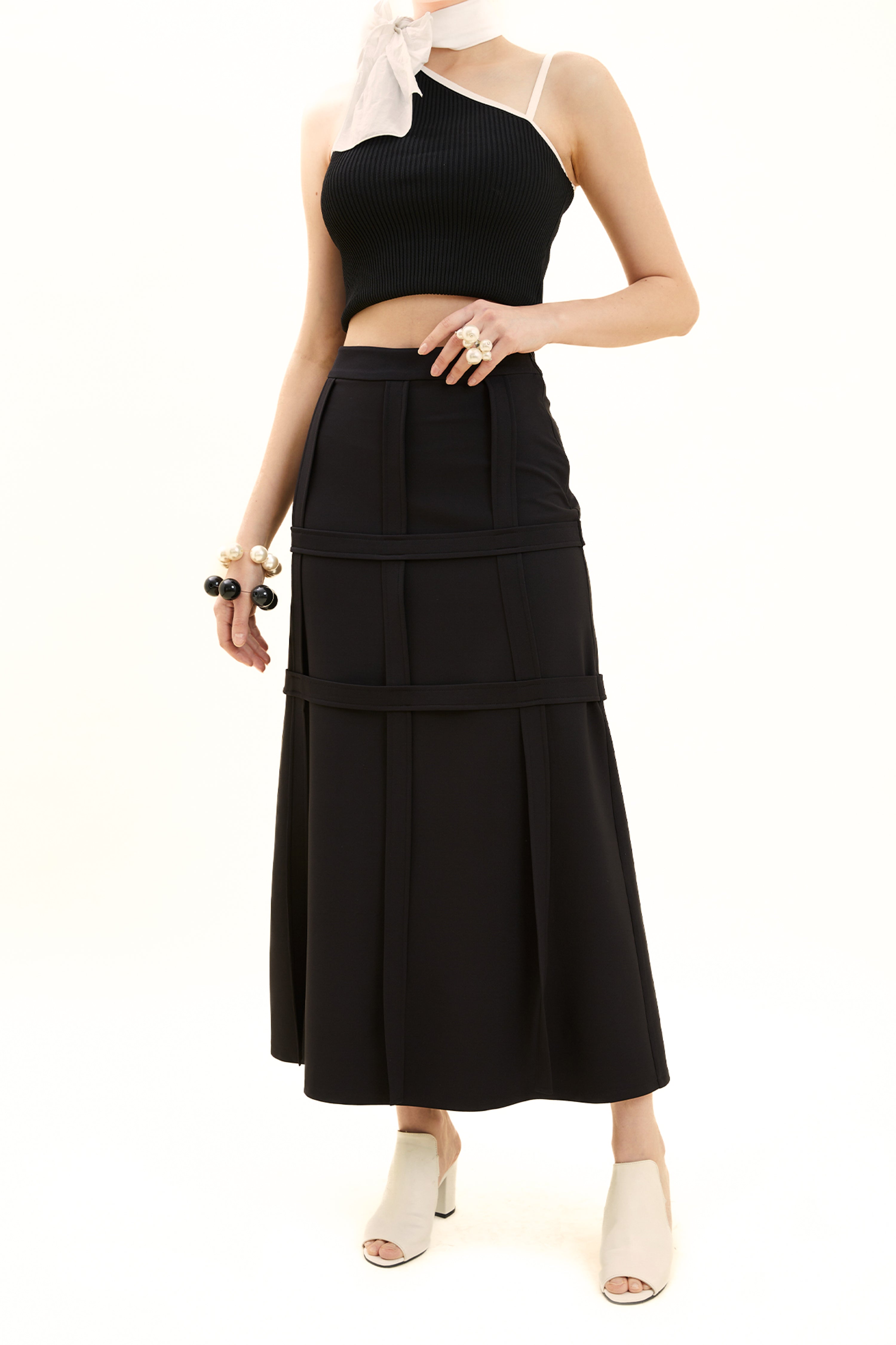 Bandaged A Line Skirt
