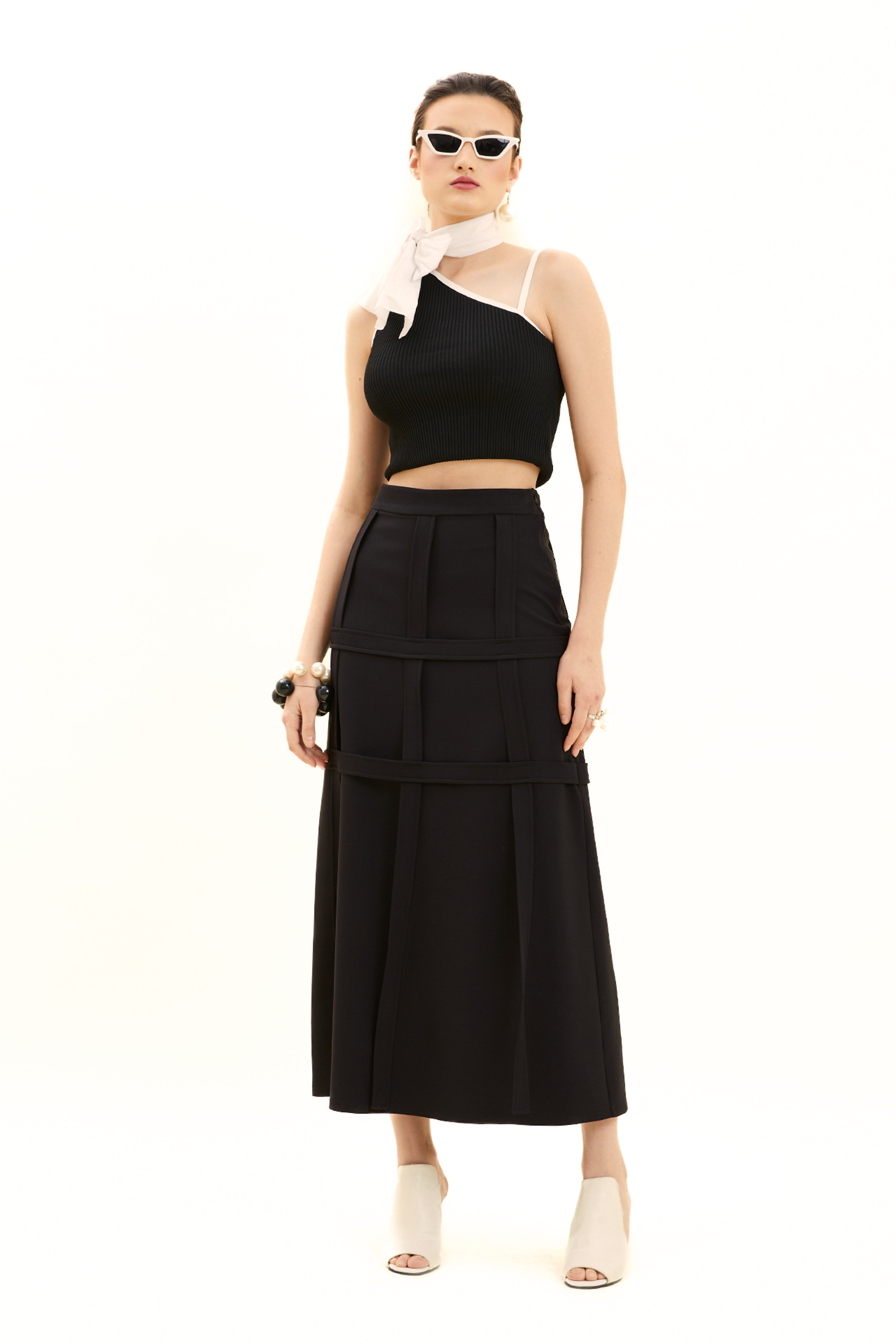 Bandaged A Line Skirt