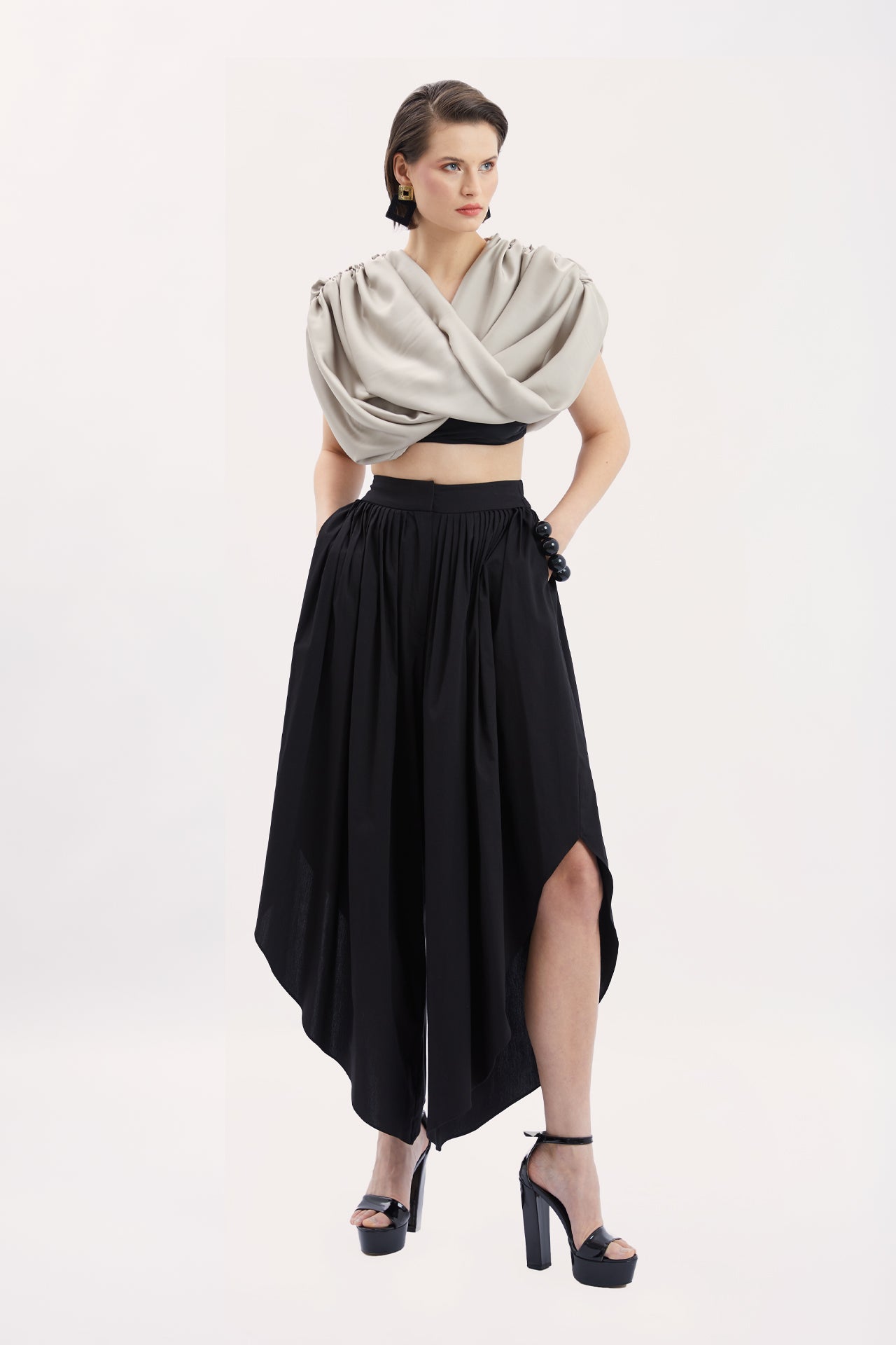 Slit Detail Trousers