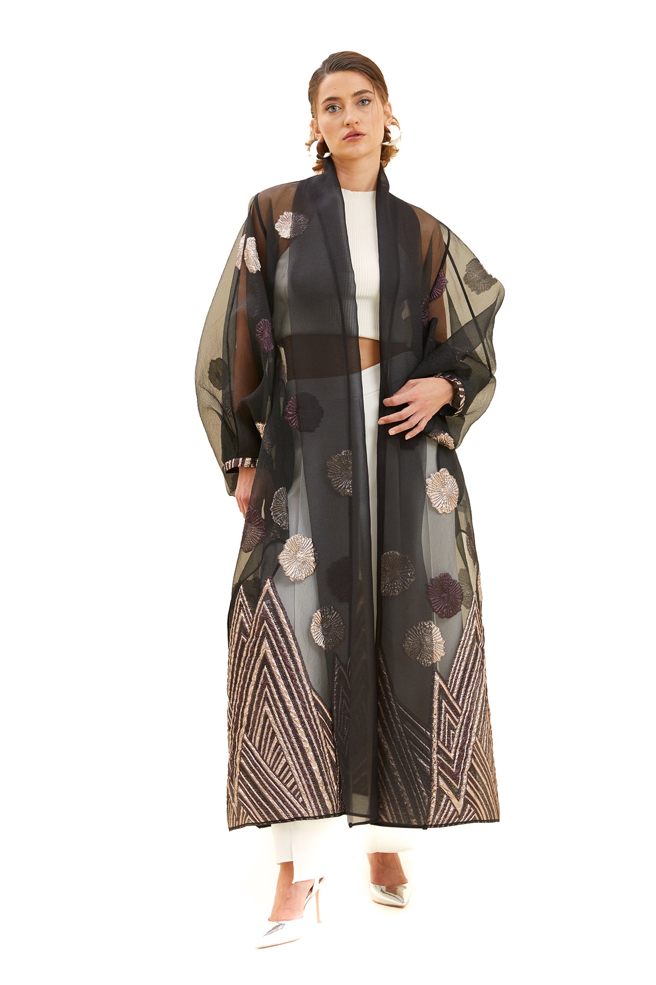 Organza Jacquard Kaftan