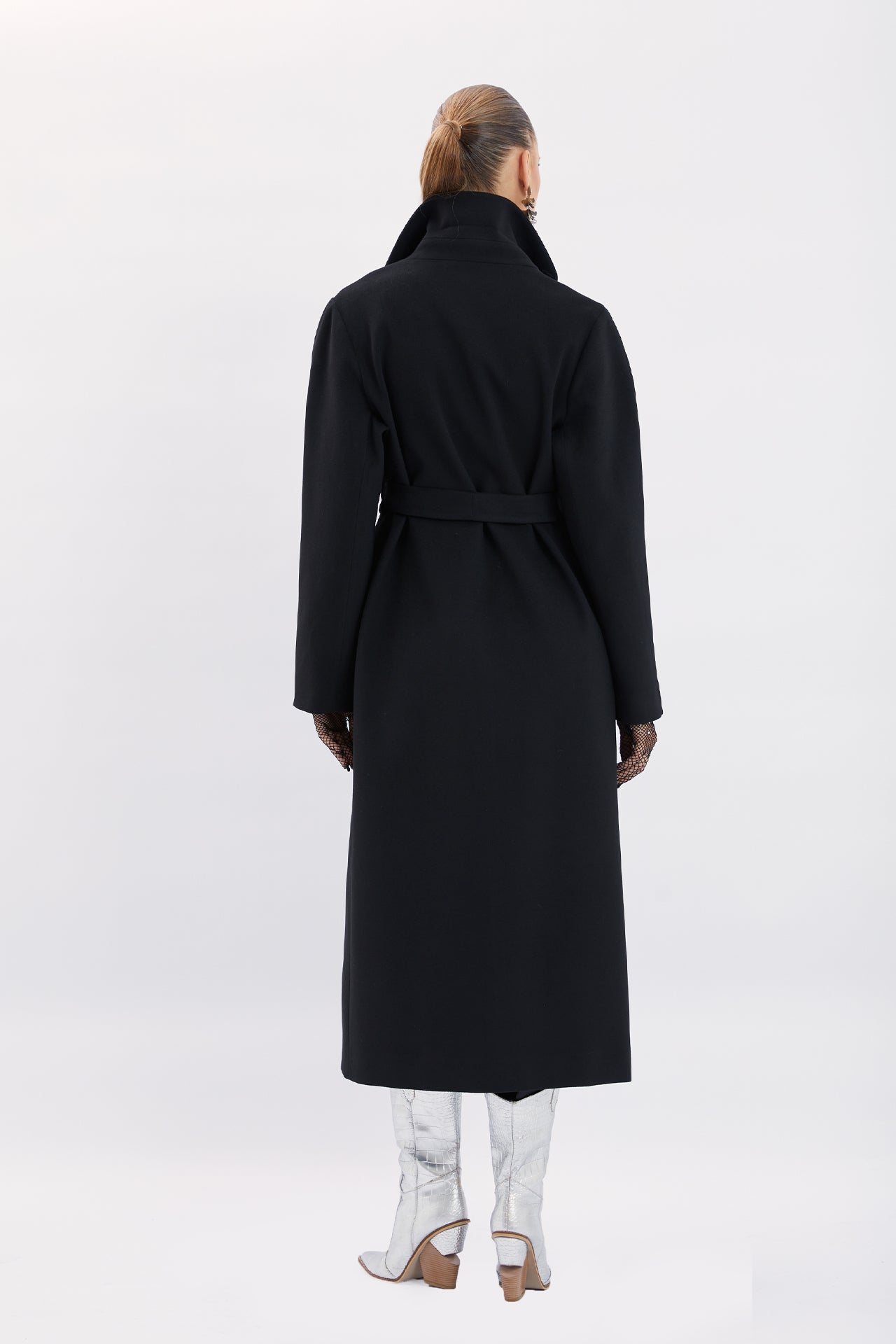 Belted Coat with Belt Detail