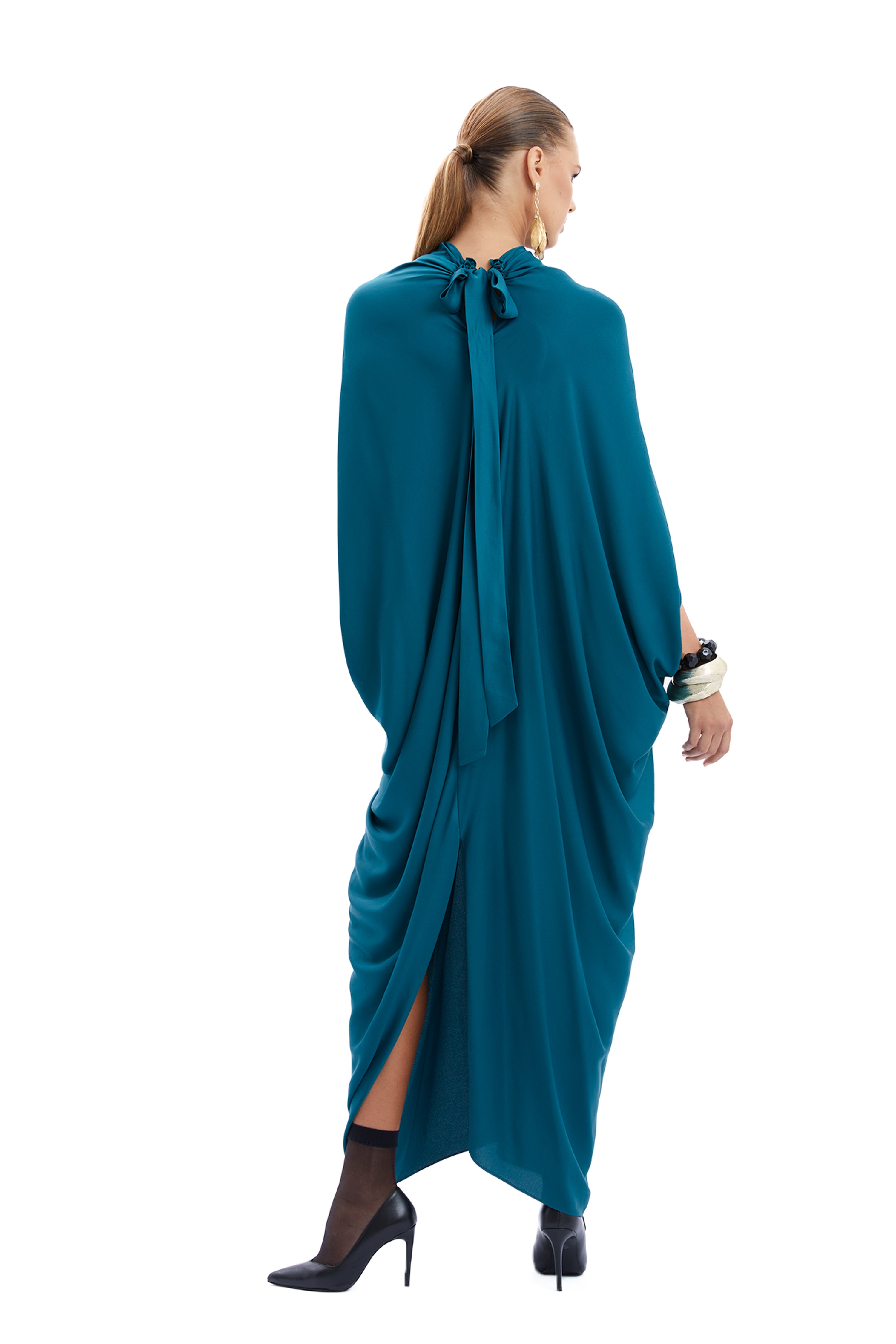 Rose-Detailed Dress