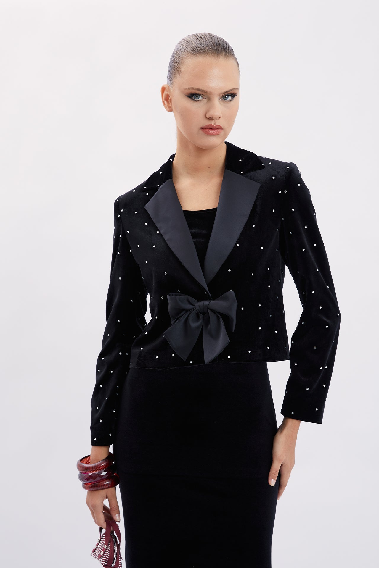 Stone Embellished Jacket