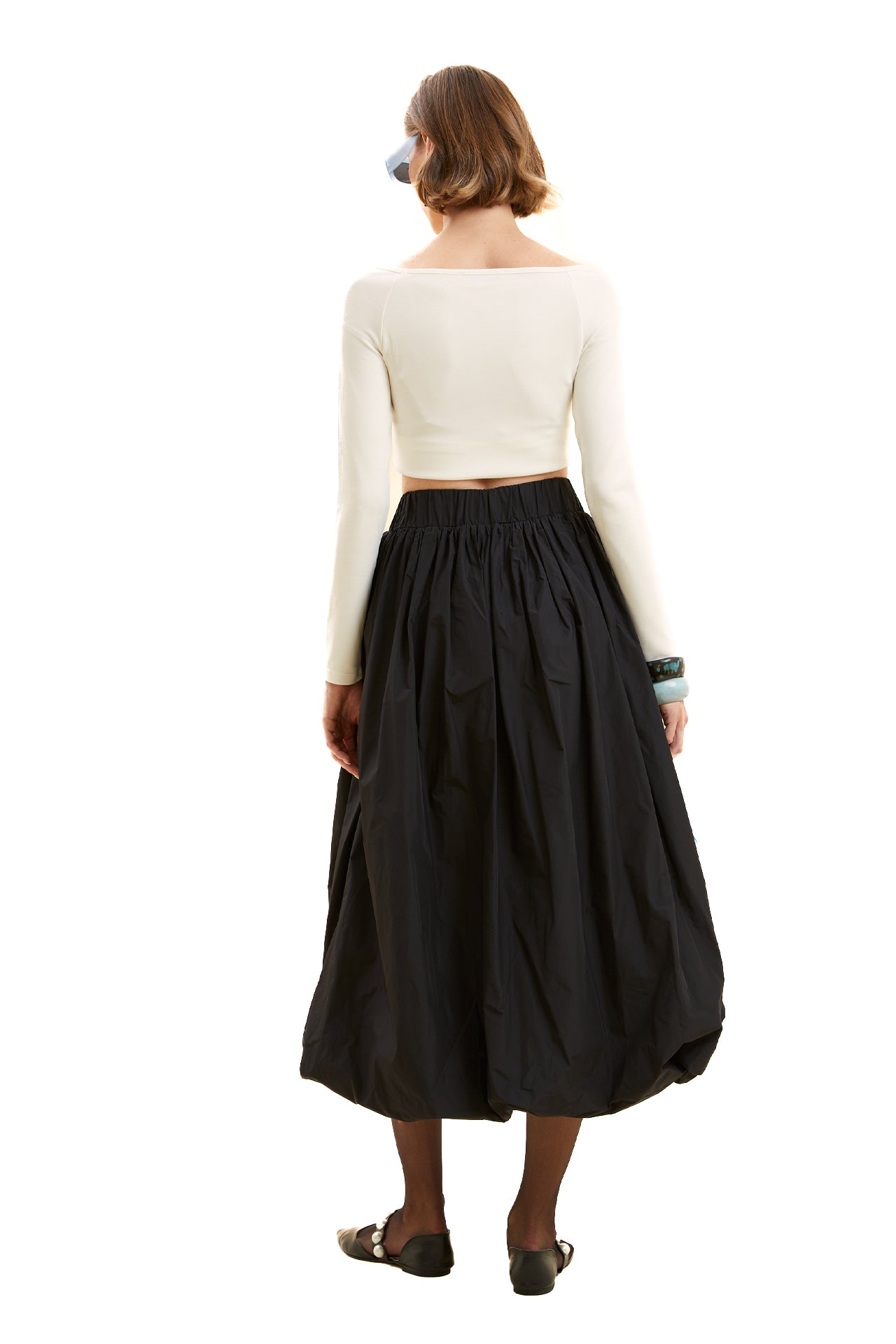 Midi Balloon Skirt -