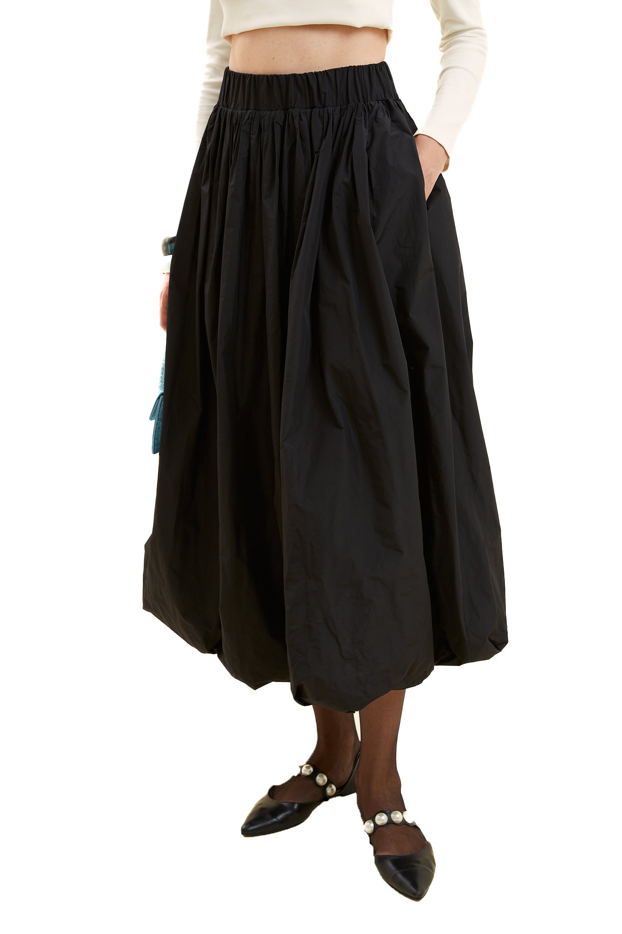 Midi Balloon Skirt -
