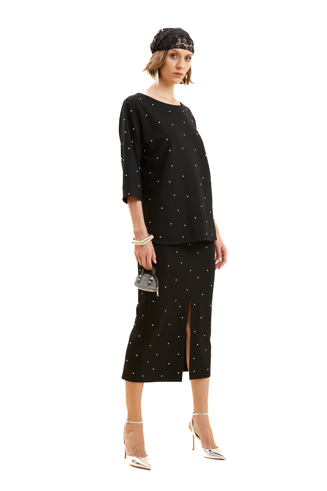 Stone Embroidered Set