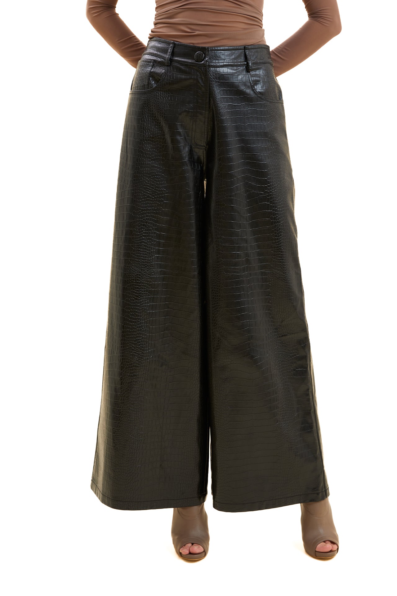Python Print Leather Pants