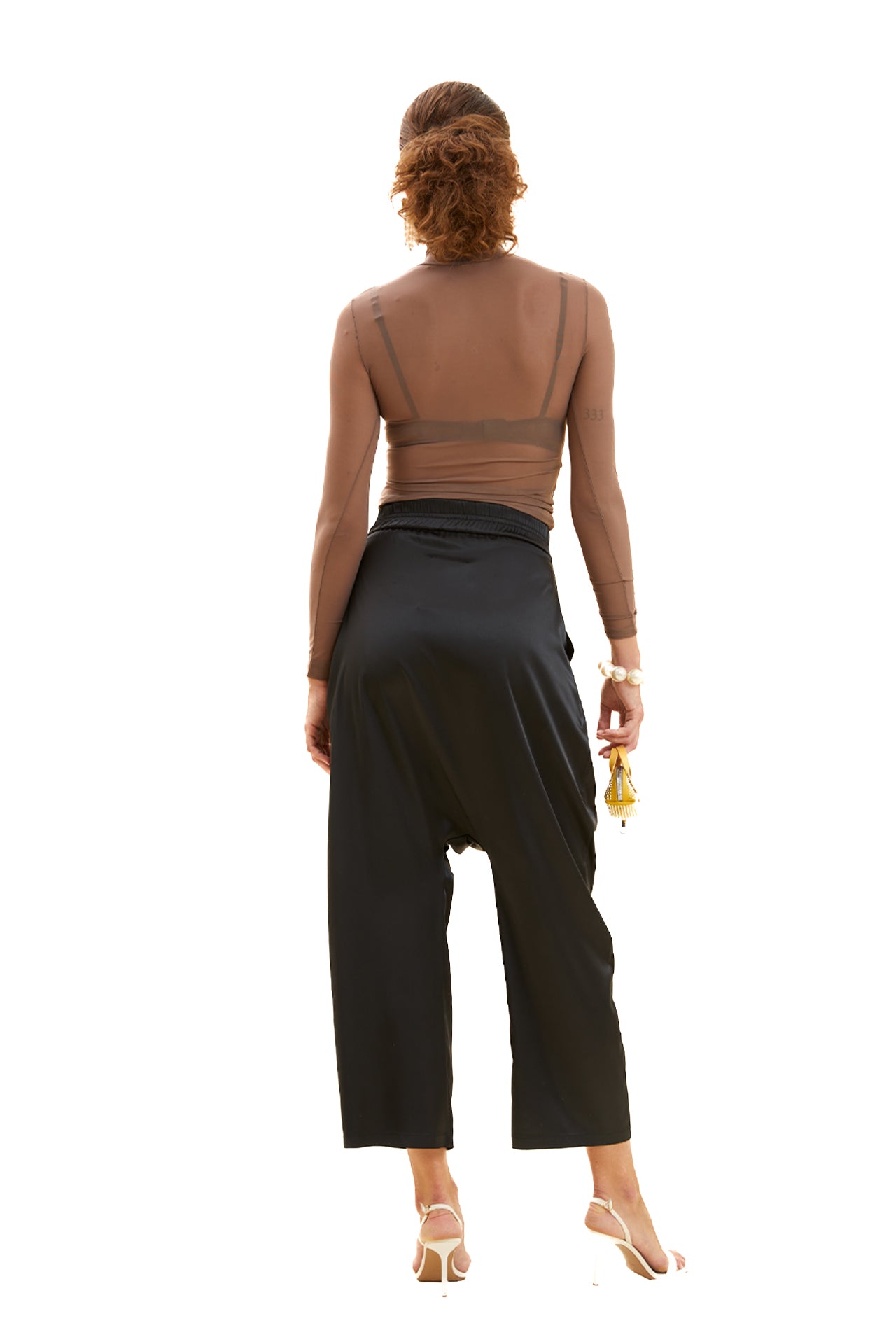 Pileli Şalvar Pantolon