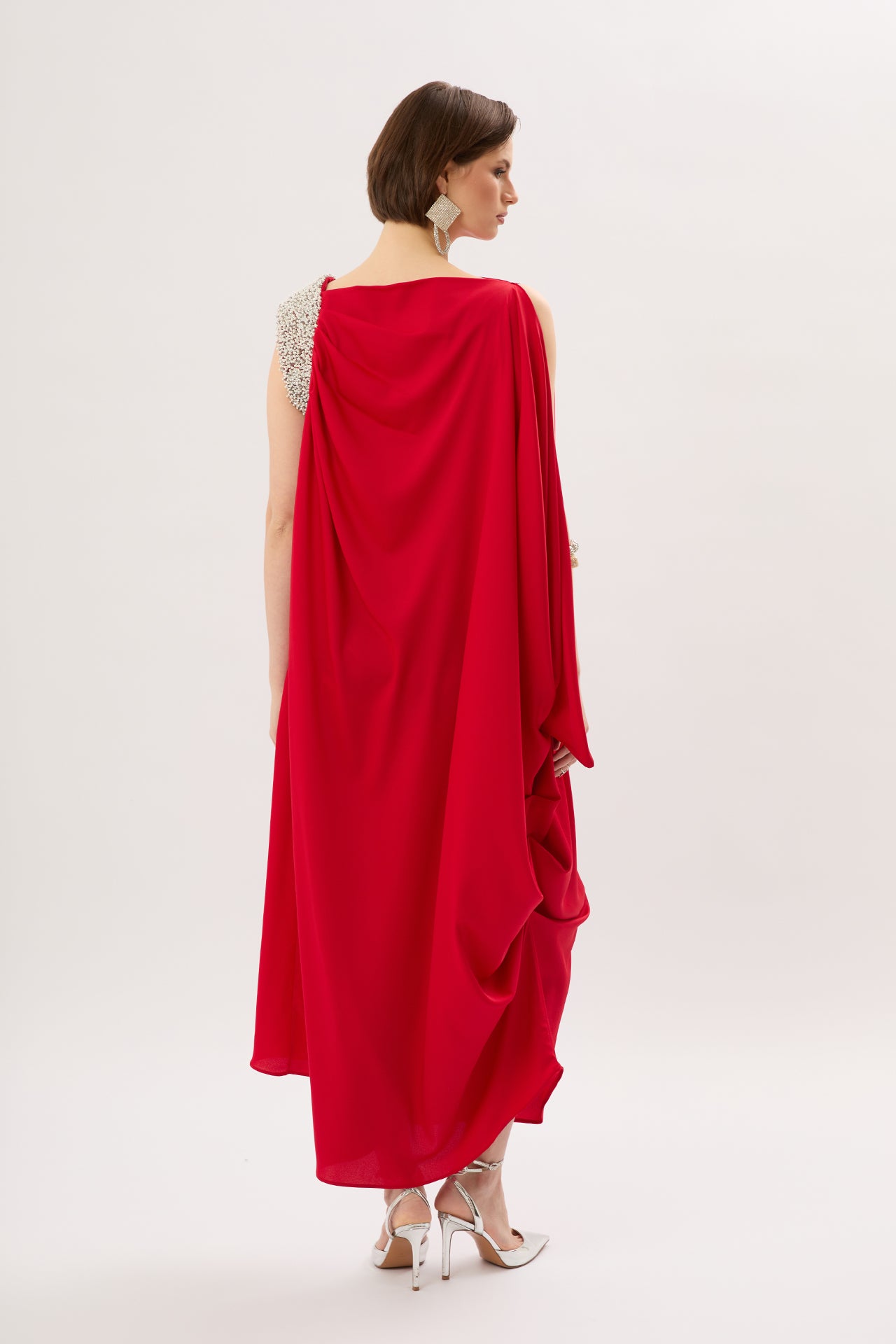 Embroidered Evening Dress